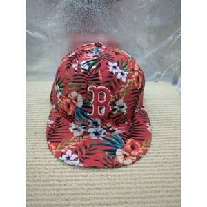 New Era 9fifty Boston Red Sox Floral Pattern Snapback Hat CAP Adult